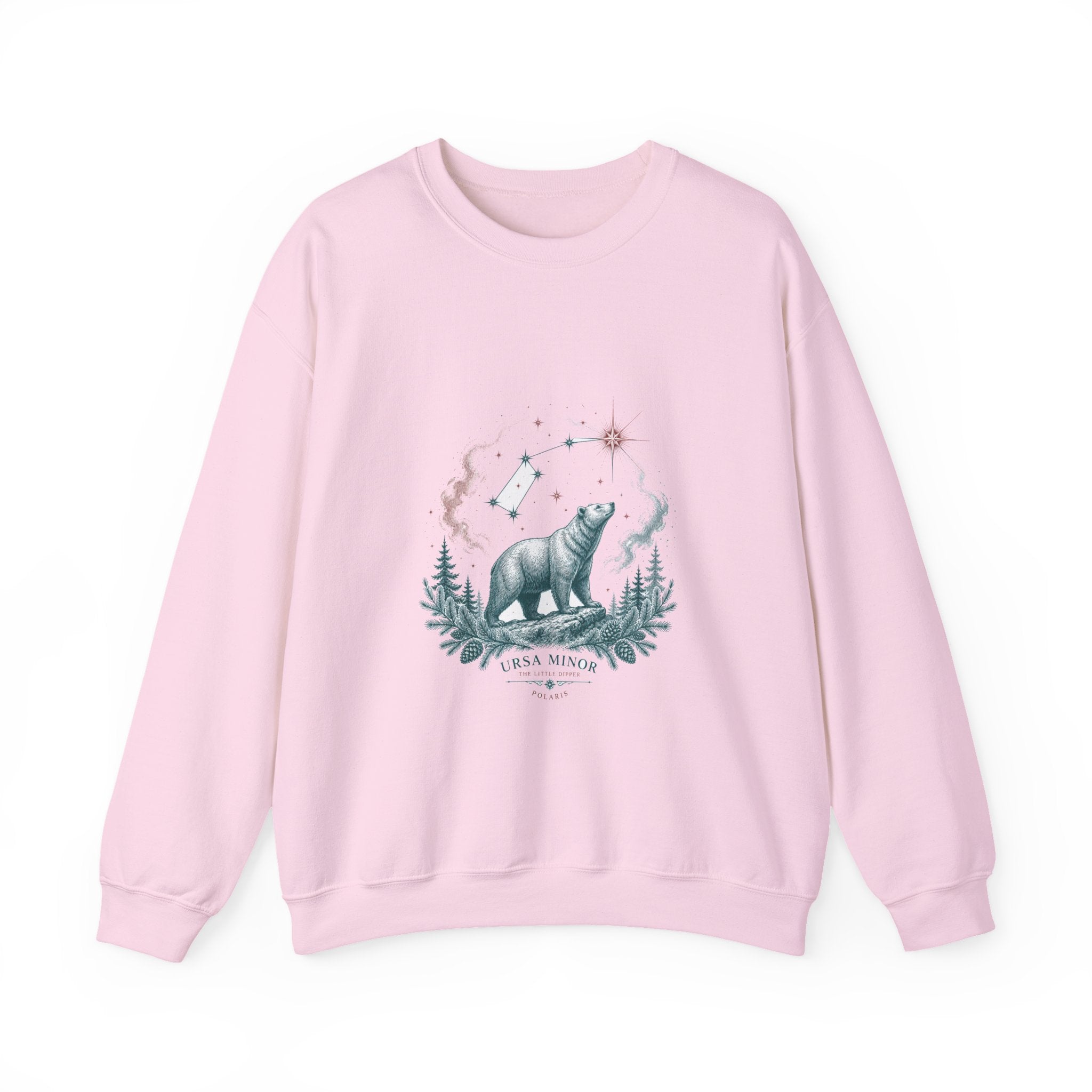 Matching Couple Sweatshirt - Big & Little Dipper Matching Couple Comfort Colors Crew Vintage Art His Hers Honeymoon Gift - Design B