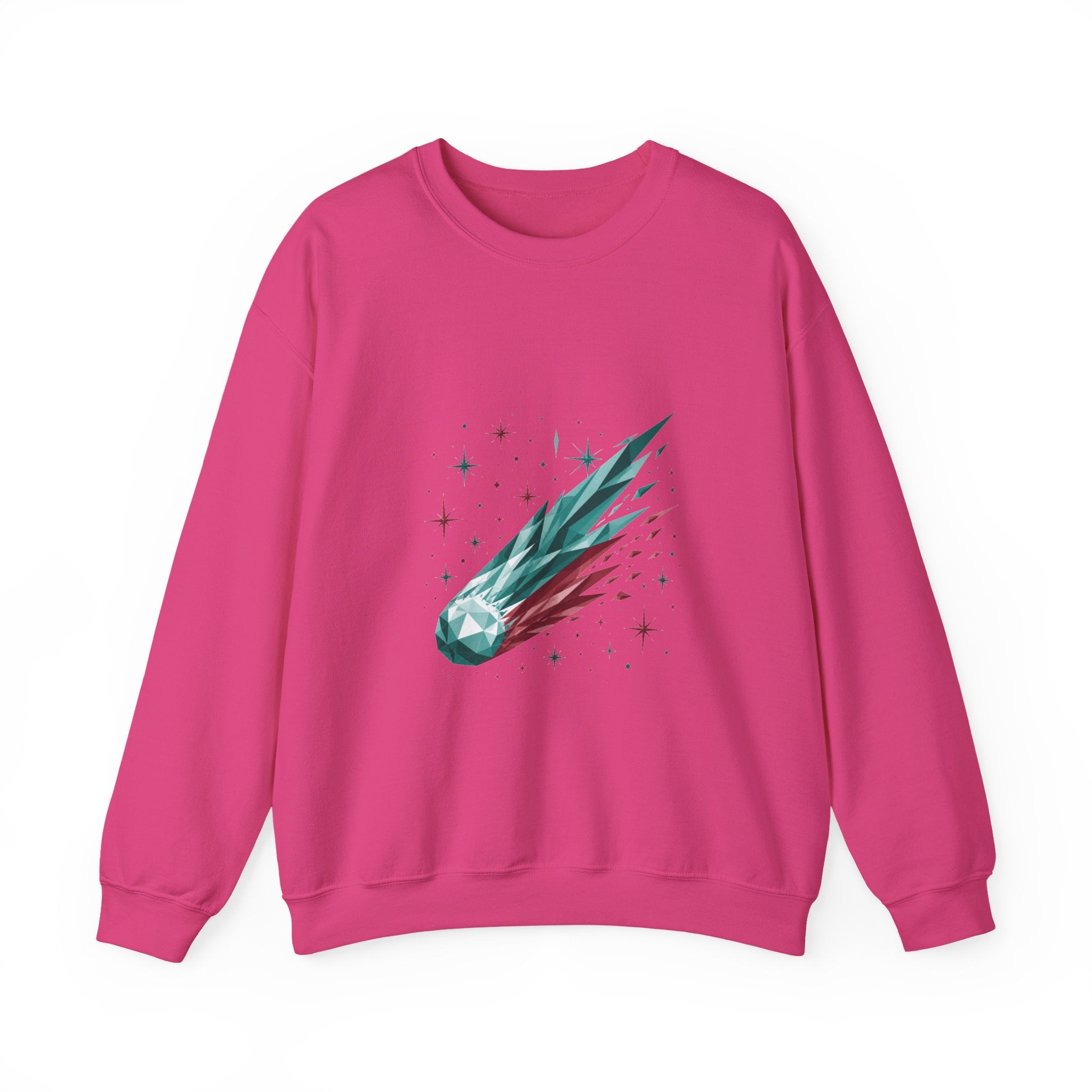 Matching Couple Sweatshirt - Comet & Asteroid Matching Couple Comfort Colors Crew Geometric Art His Hers Love Gift - Design A