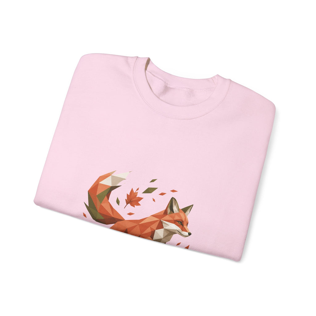 Matching Couple Sweatshirt - Fox & Rabbit Matching Couple Comfort Colors Crew Geometric Art His Hers Love Gift - Design A