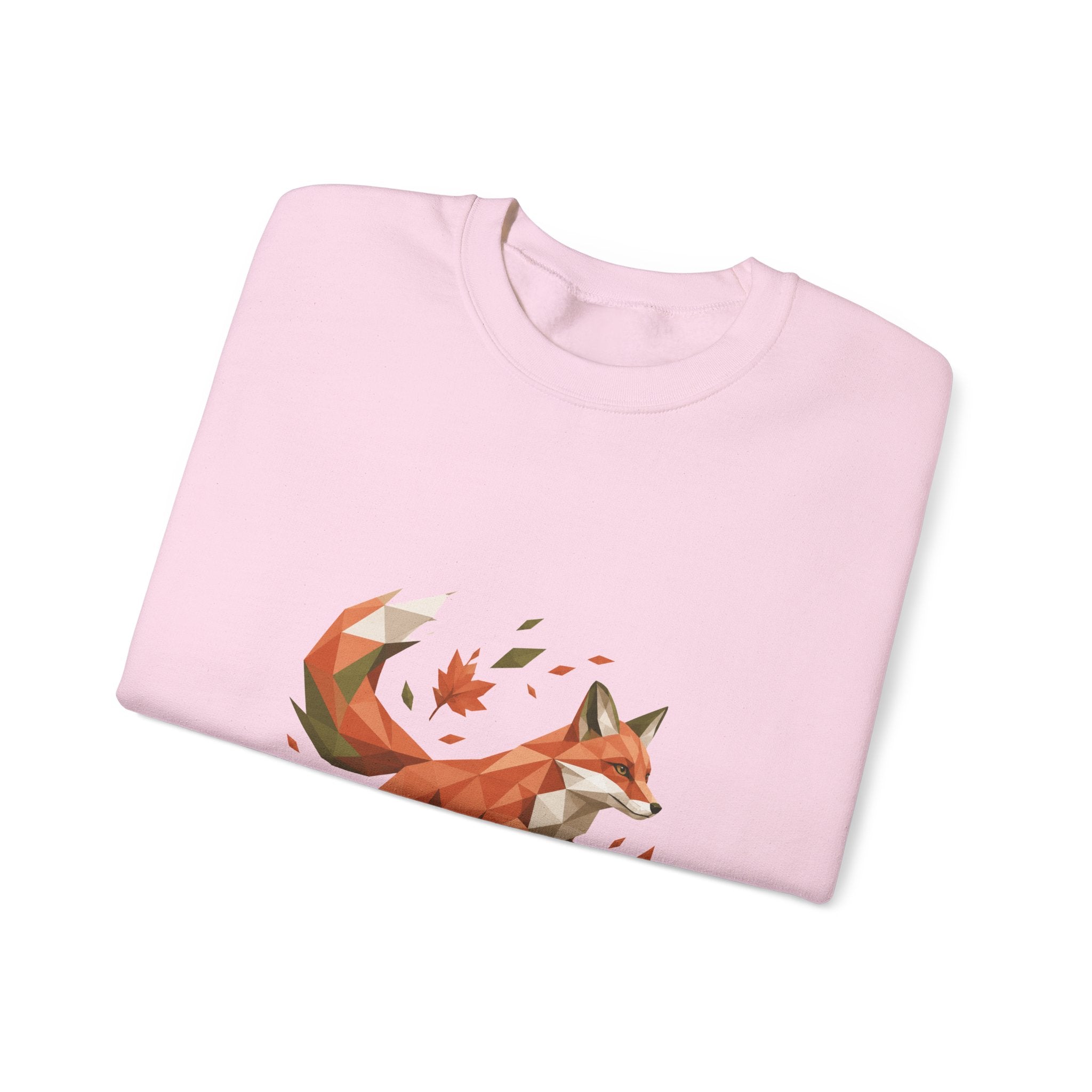 Matching Couple Sweatshirt - Fox & Rabbit Matching Couple Comfort Colors Crew Geometric Art His Hers Love Gift - Design A