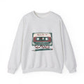 Matching Couple Sweatshirt - Vinyl & Cassette Matching Couple Crewneck Sweatshirt Vintage Art His Hers Wedding Gift - Design B