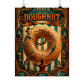 Donut Circus Ring Wall Art Poster 18×24 Baroque Home Office Decor Maximalist Print