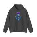 Matching Couple Sweatshirt - Lavender & Thistle Matching Couple Hooded Sweatshirt Geometric Art His Hers Couple Gift - Design B