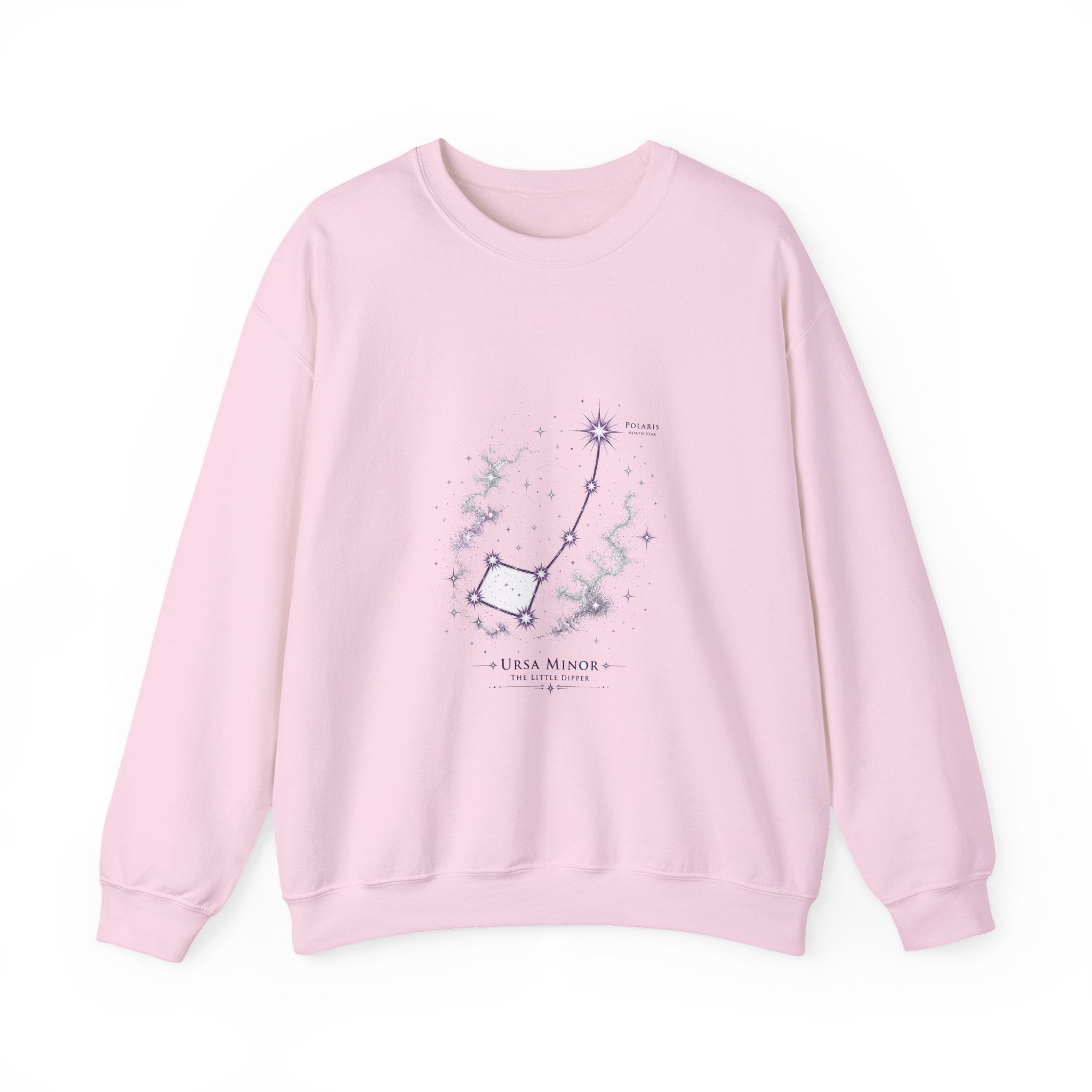 Matching Couple Sweatshirt - Big & Little Dipper Matching Couple Comfort Colors Crew Hand-Drawn Art His Hers Anniversary Gift - Design B