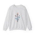 Matching Couple Sweatshirt - Rose & Thorn Matching Couple Comfort Colors Crew Geometric Art His Hers Love Gift - Design B