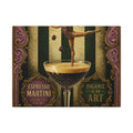 Espresso Martini Acrobat Wall Art Canvas 24×36 Baroque Studio Decor Maximalist Print