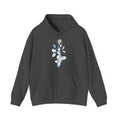 Matching Couple Sweatshirt - Rose & Thorn Matching Couple Hooded Sweatshirt Minimalist Art His Hers Valentine Gift - Design B