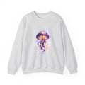Matching Couple Sweatshirt - Octopus & Jellyfish Matching Couple Comfort Colors Crew Watercolor Art His Hers Birthday Gift - Design B