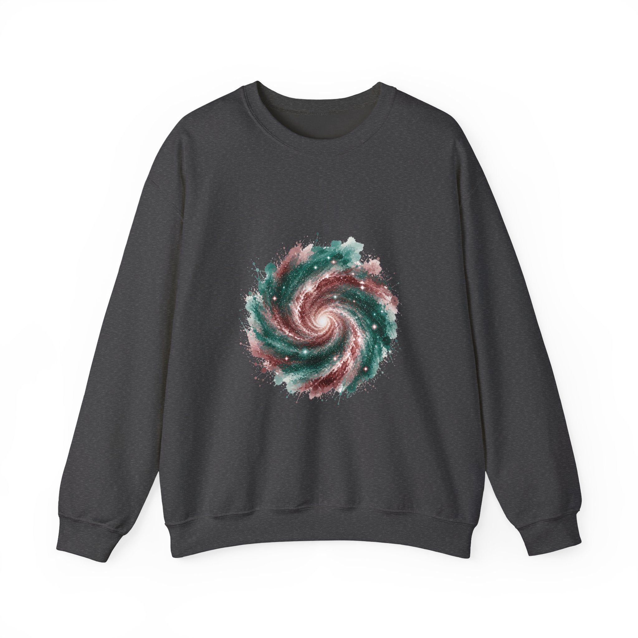 Matching Couple Sweatshirt - Galaxy & Supernova Matching Couple Comfort Colors Crew Watercolor Art His Hers Birthday Gift - Design A