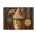 Milkshake Slide Clown Wall Art Canvas 24×36 Baroque Studio Decor Maximalist Print