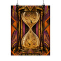 Hourglass Acrobats Wall Art Poster 18×24 Art Deco Entryway Decor Maximalist Print