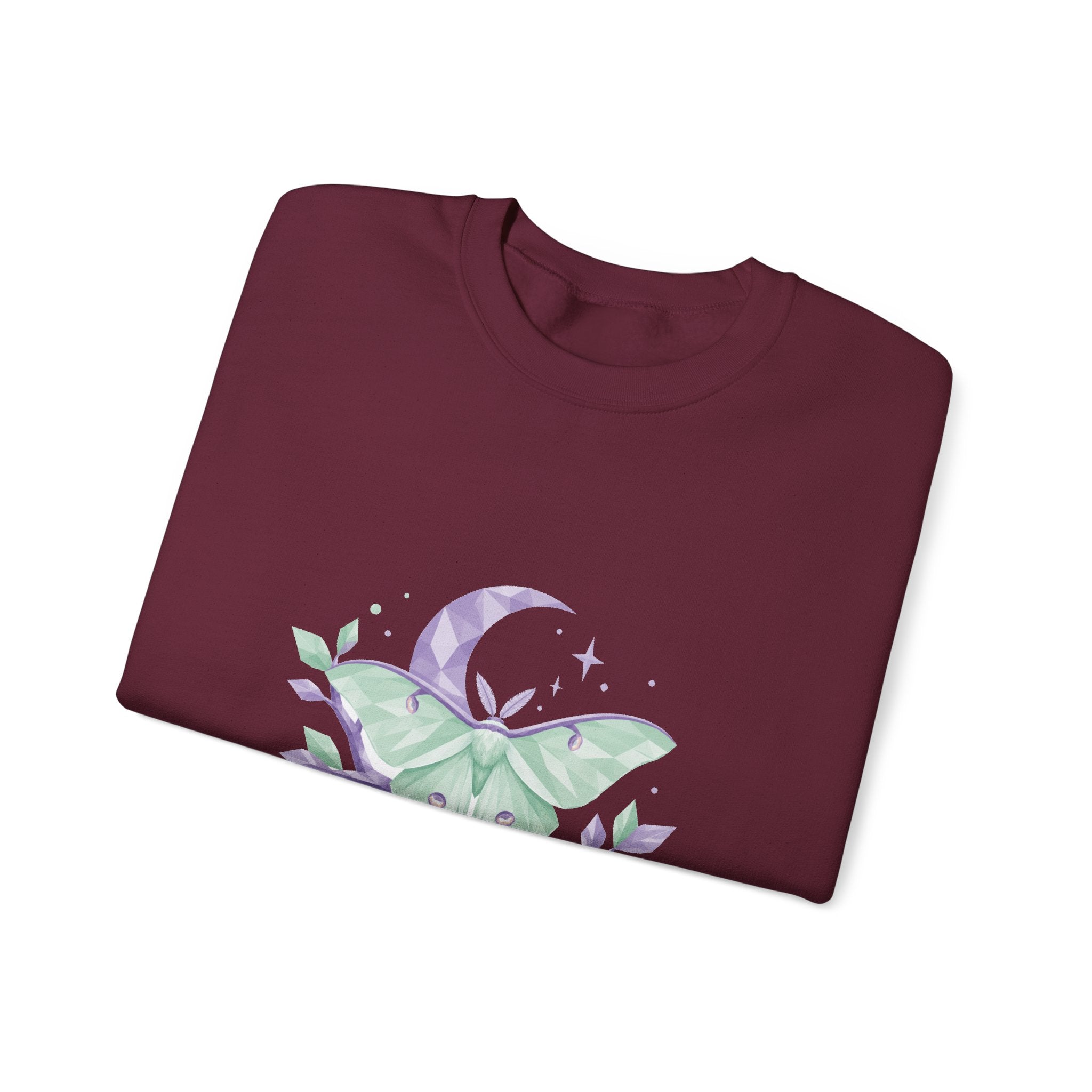 Matching Couple Sweatshirt - Butterfly & Moth Matching Couple Comfort Colors Crew Geometric Art His Hers Love Gift - Design B
