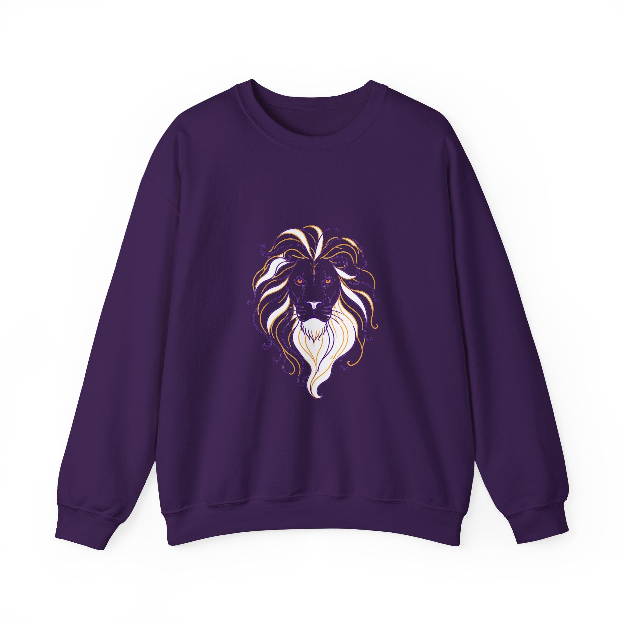 Matching Couple Sweatshirt - Lion & Lamb Matching Couple Comfort Colors Crew Minimalist Art His Hers Christmas Gift - Design A
