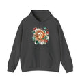 Matching Couple Sweatshirt - Sun & Moon Matching Couple Hooded Sweatshirt Watercolor Art His Hers Engagement Gift - Design B