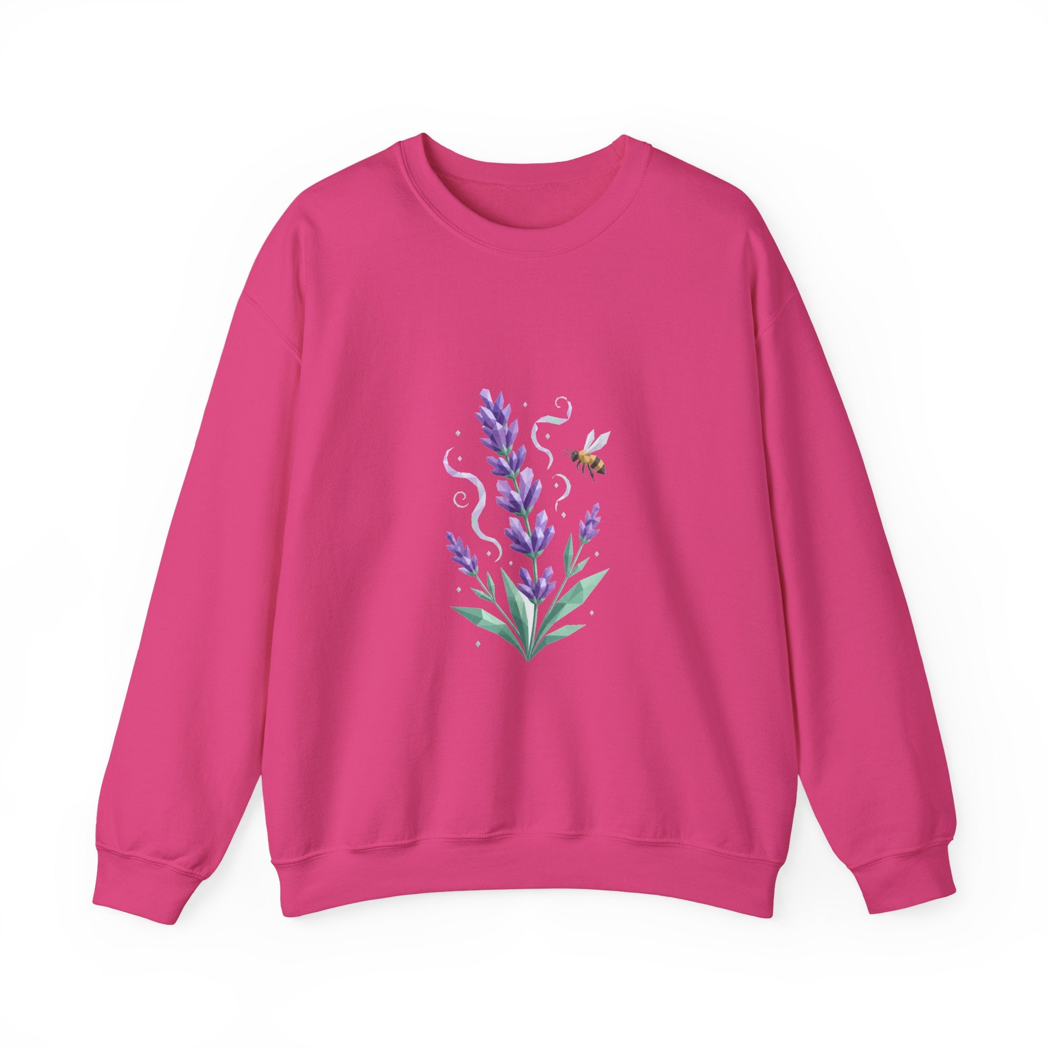 Matching Couple Sweatshirt - Lavender & Thistle Matching Couple Premium Fleece Sweatshirt Geometric Art His Hers Love Gift - Design A