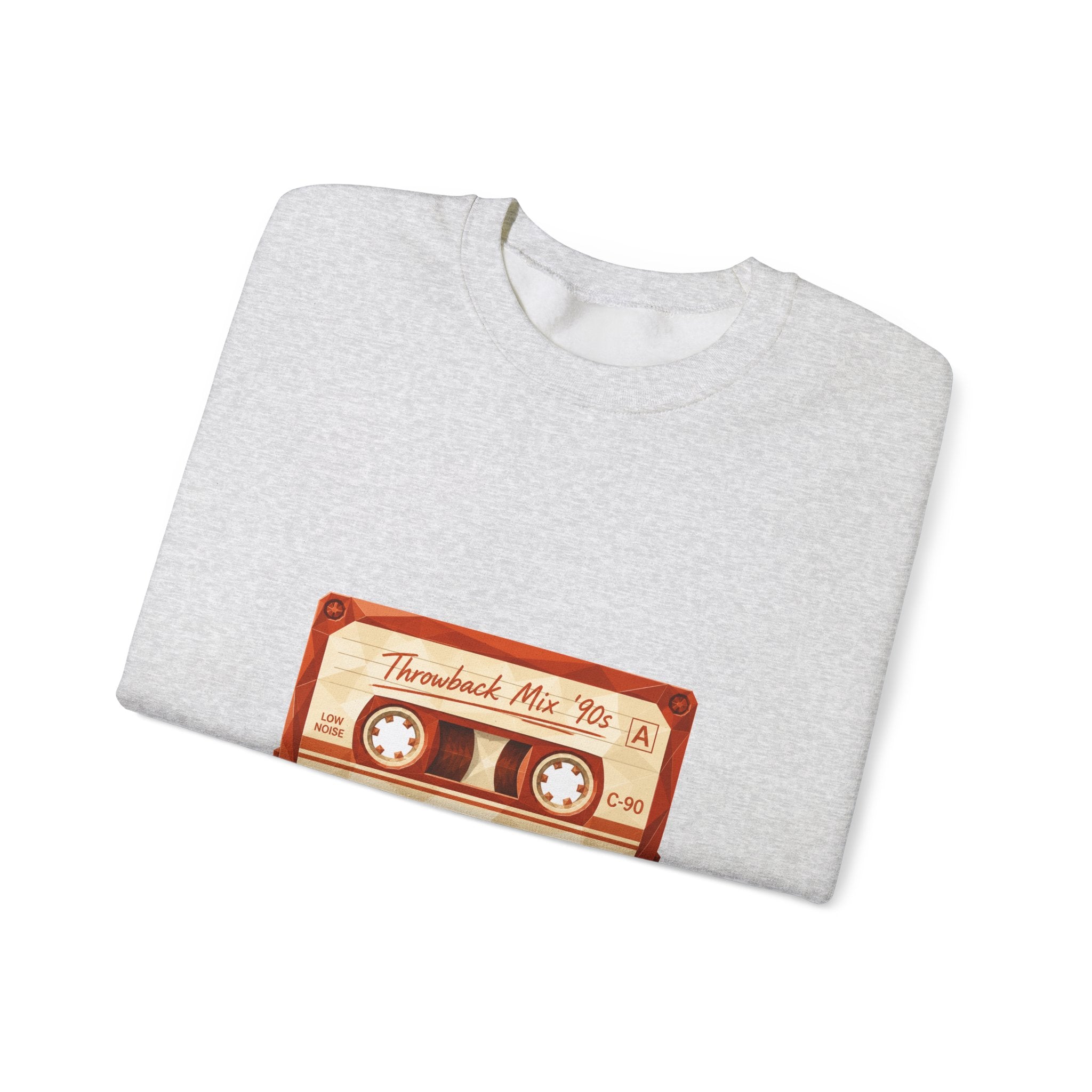 Matching Couple Sweatshirt - Vinyl & Cassette Matching Couple Premium Fleece Sweatshirt Geometric Art His Hers Love Gift - Design B