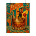 Old Fashioned Ringmaster Wall Art Poster 24×36 Psychedelic Dining Room Decor Maximalist Print