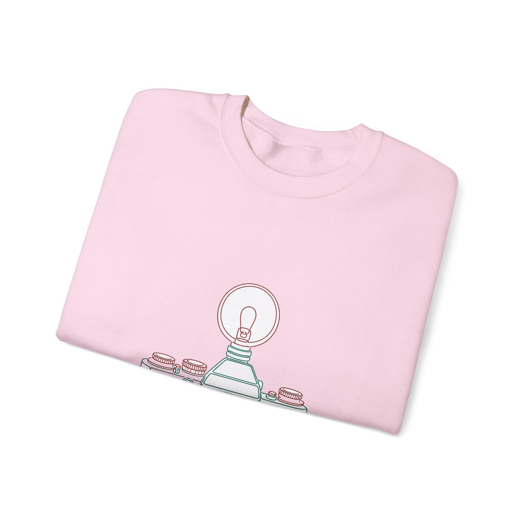 Matching Couple Sweatshirt - Camera & Film Matching Couple Premium Fleece Sweatshirt Minimalist Art His Hers Christmas Gift - Design A