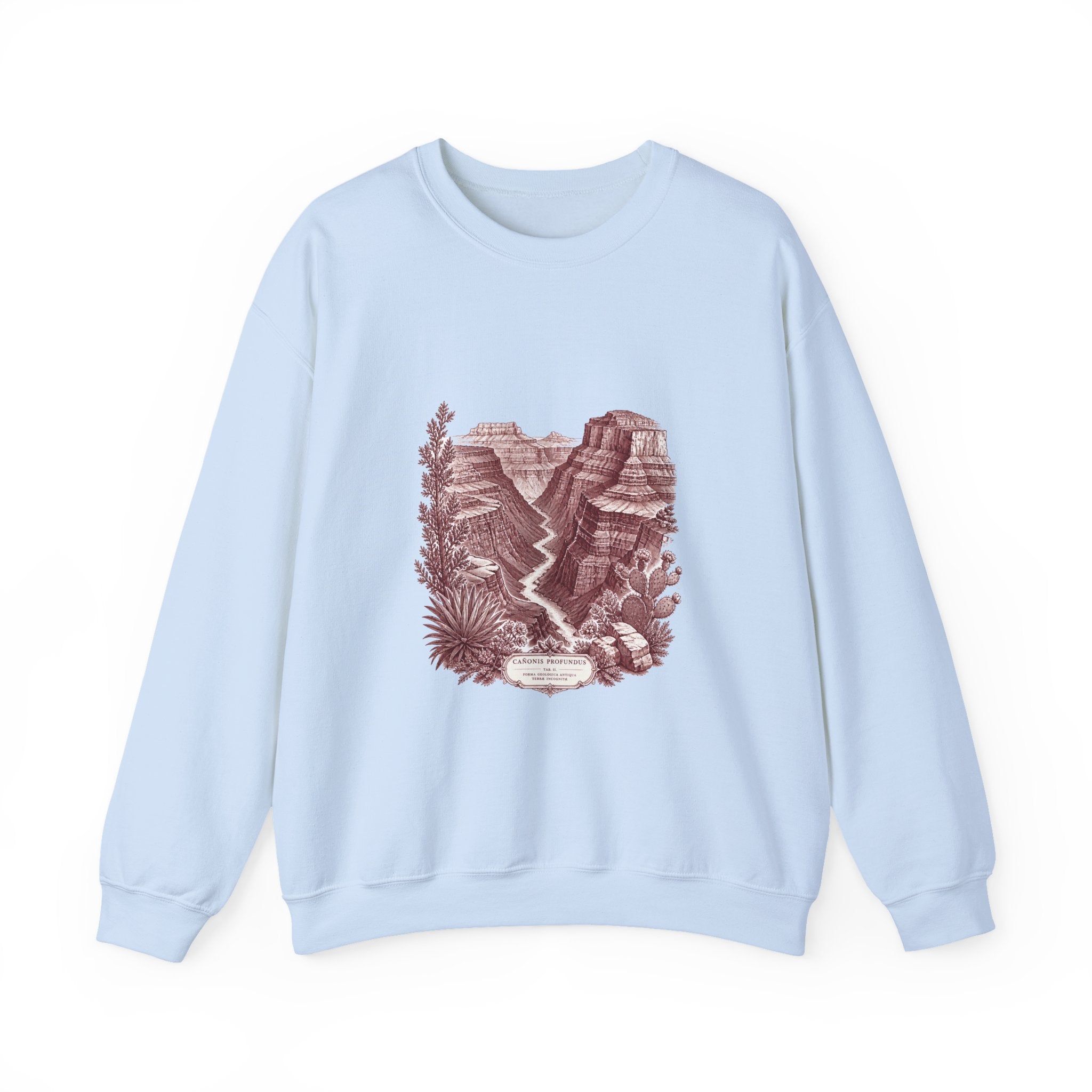 Matching Couple Sweatshirt - Lavender Fields & Canyon Matching Couple Crewneck Sweatshirt Vintage Art His Hers Wedding Gift - Design B