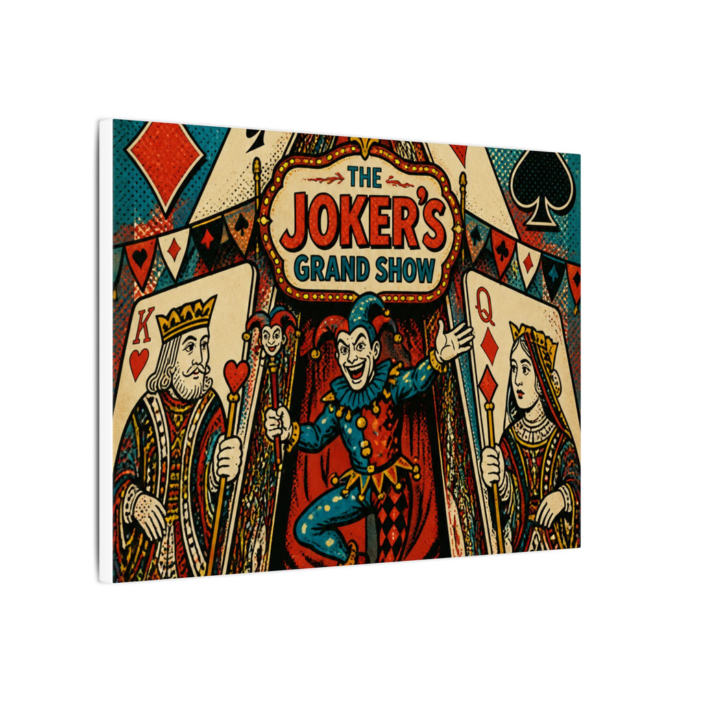 Playing Cards Tent Wall Art Canvas 24×36 Pop Art Restaurant Decor Maximalist Print