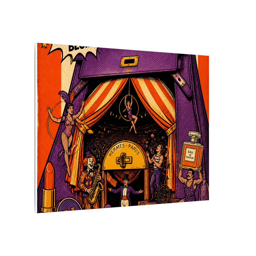 Handbag Big Top Wall Art Canvas 24×36 Pop Art Restaurant Decor Maximalist Print