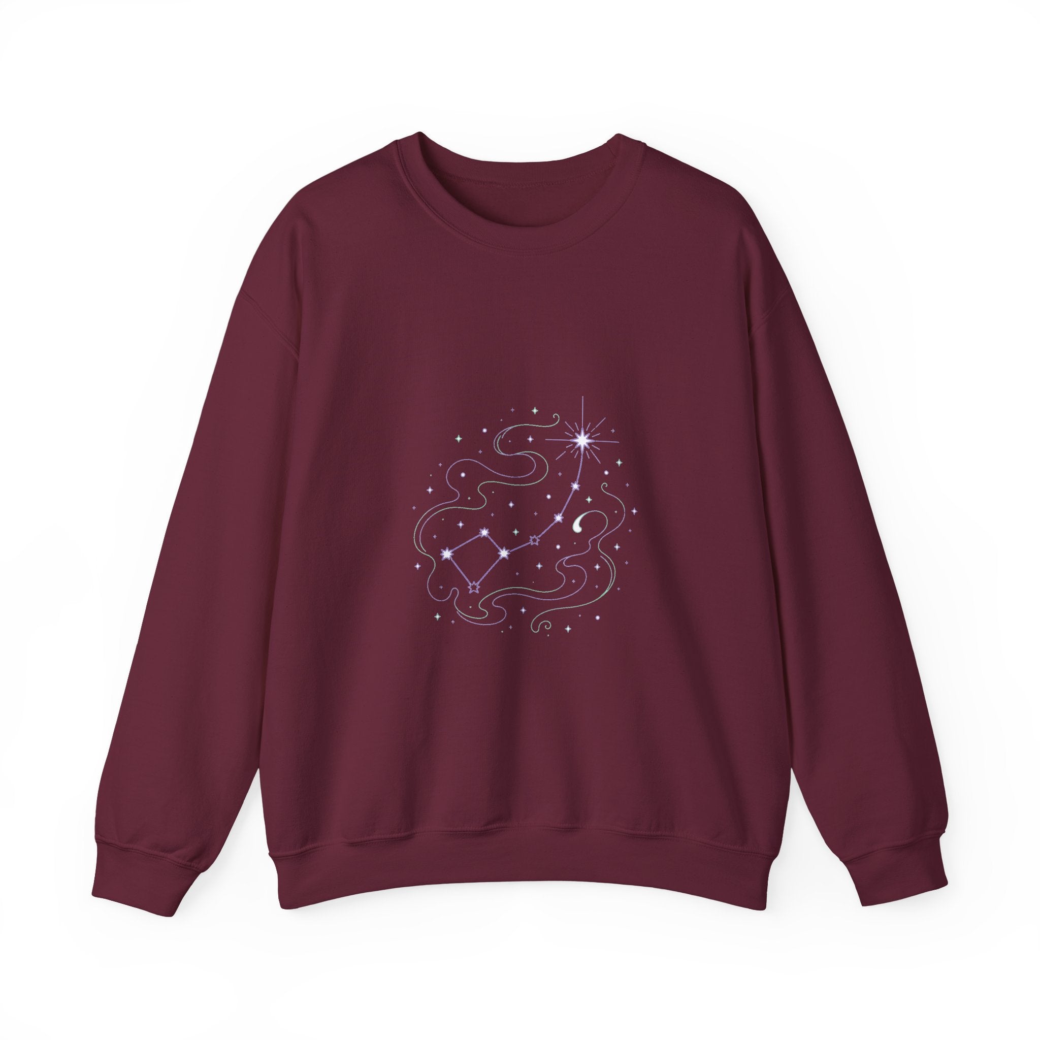 Matching Couple Sweatshirt - Big & Little Dipper Matching Couple Premium Fleece Sweatshirt Minimalist Art His Hers Christmas Gift - Design B