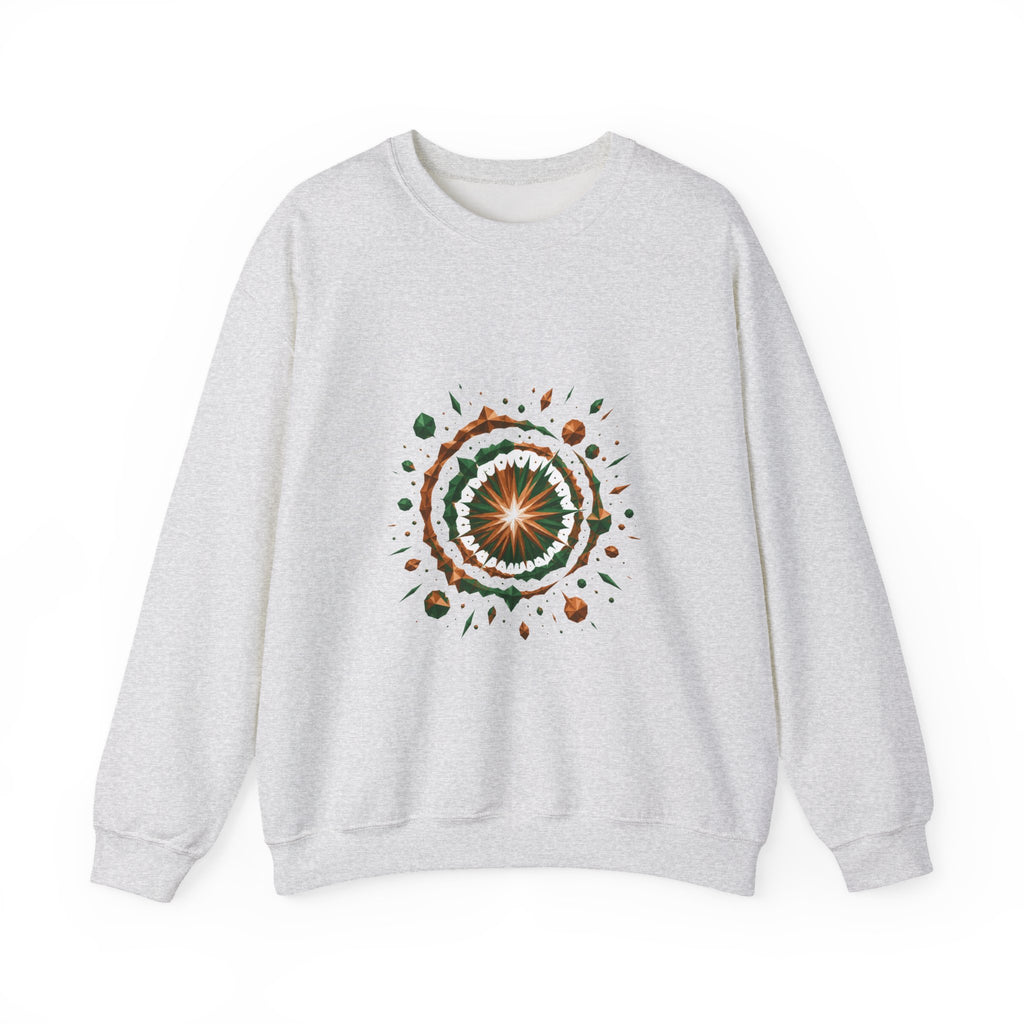 Matching Couple Sweatshirt - Galaxy & Supernova Matching Couple Crewneck Sweatshirt Geometric Art His Hers Couple Gift - Design B