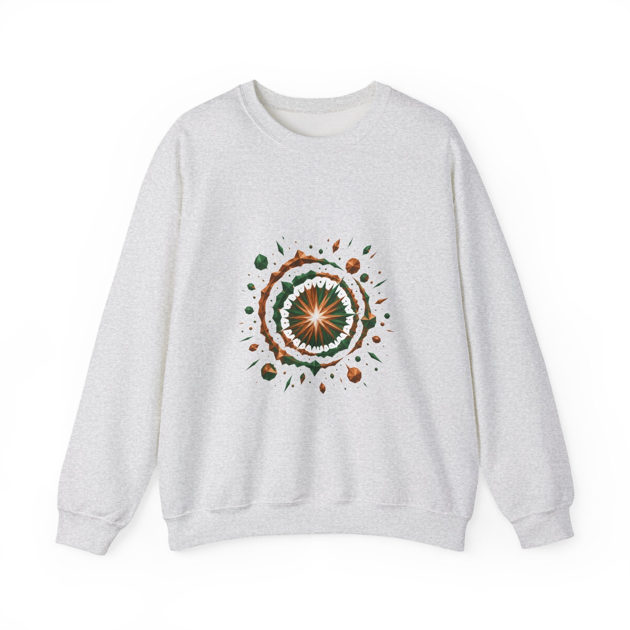 Matching Couple Sweatshirt - Galaxy & Supernova Matching Couple Crewneck Sweatshirt Geometric Art His Hers Couple Gift - Design B