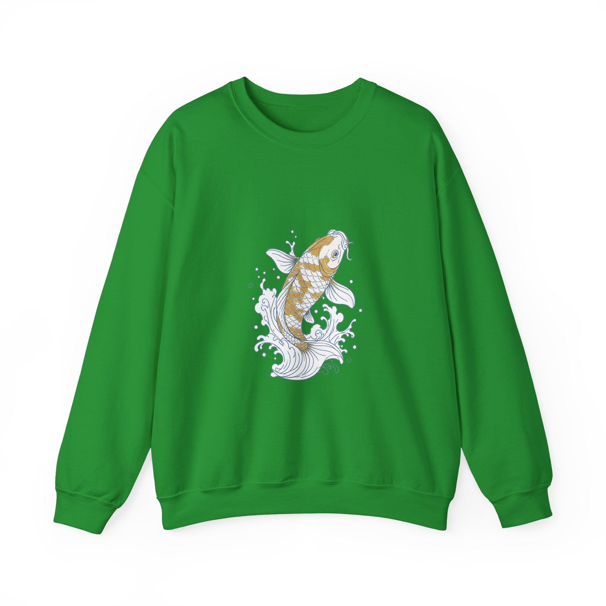 Matching Couple Sweatshirt - Koi Fish Yin Yang Matching Couple Crewneck Sweatshirt Minimalist Art His Hers Valentine Gift - Design A