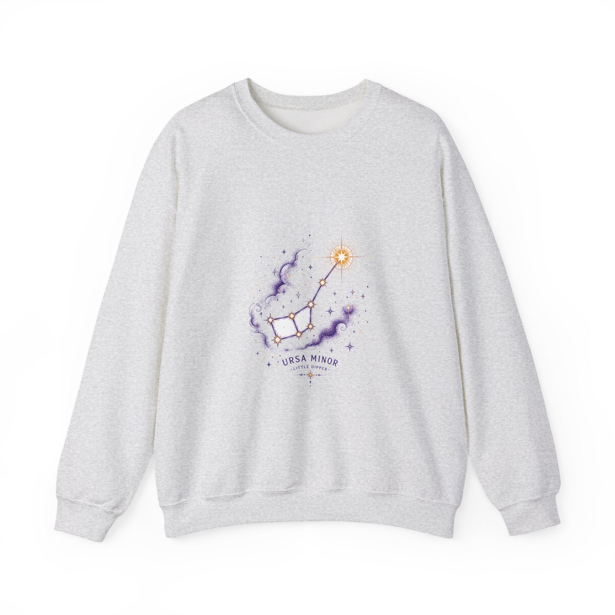 Matching Couple Sweatshirt - Big & Little Dipper Matching Couple Crewneck Sweatshirt Hand-Drawn Art His Hers Best Friend Gift - Design B