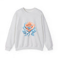 Matching Couple Sweatshirt - Rose & Thorn Matching Couple Comfort Colors Crew Geometric Art His Hers Love Gift - Design A