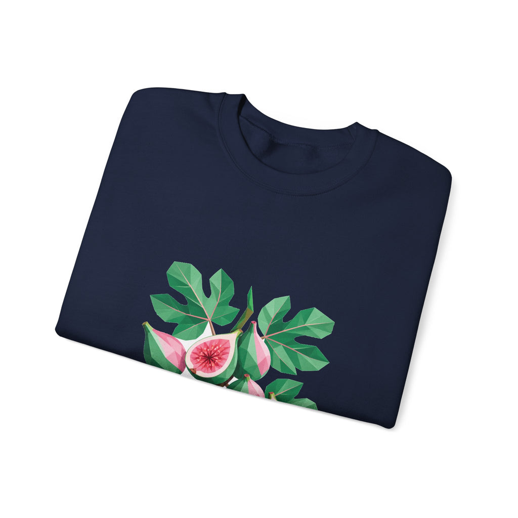 Matching Couple Sweatshirt - Olive Branch & Fig Matching Couple Comfort Colors Crew Geometric Art His Hers Love Gift - Design B