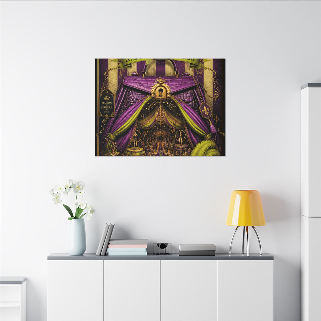 Handbag Big Top Wall Art Canvas 16×20 Baroque Home Office Decor Maximalist Print