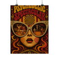 Sunglasses Circus Ring Wall Art Poster 18×24 Psychedelic Cafe Decor Maximalist Print