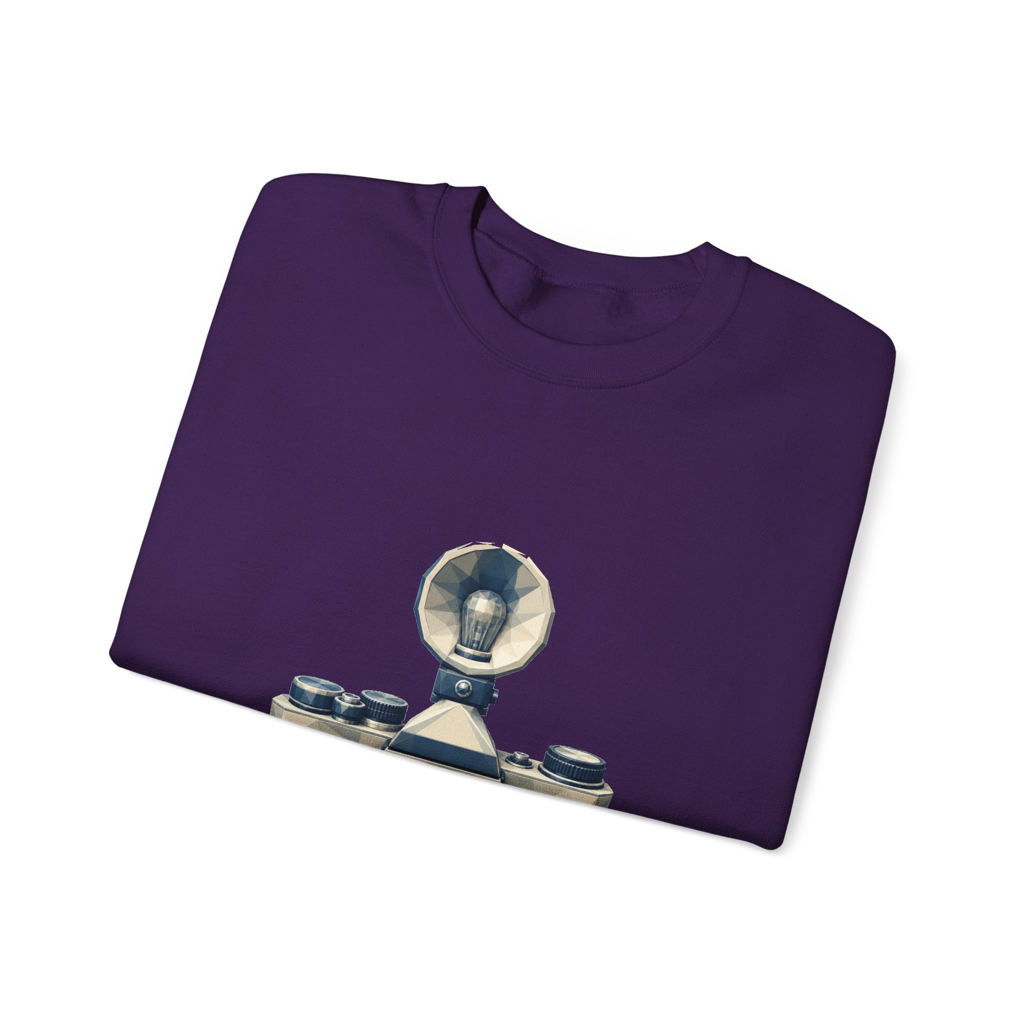Matching Couple Sweatshirt - Camera & Film Matching Couple Comfort Colors Crew Geometric Art His Hers Love Gift - Design A