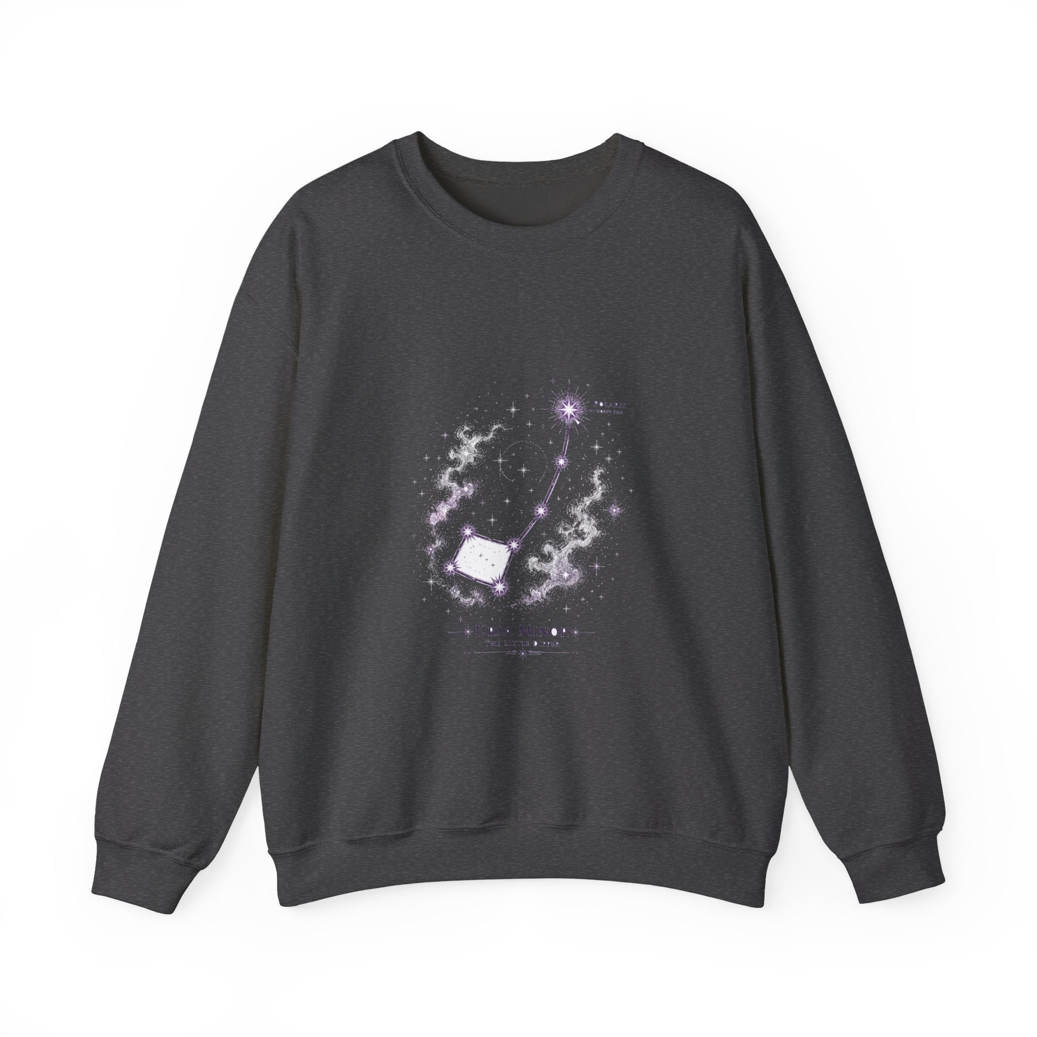Matching Couple Sweatshirt - Big & Little Dipper Matching Couple Comfort Colors Crew Hand-Drawn Art His Hers Anniversary Gift - Design B