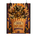 Popcorn Box Animals Wall Art Poster 24×36 Art Deco Bar Area Decor Maximalist Print