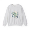 Matching Couple Sweatshirt - Butterfly & Moth Matching Couple Comfort Colors Crew Watercolor Art His Hers Birthday Gift - Design B