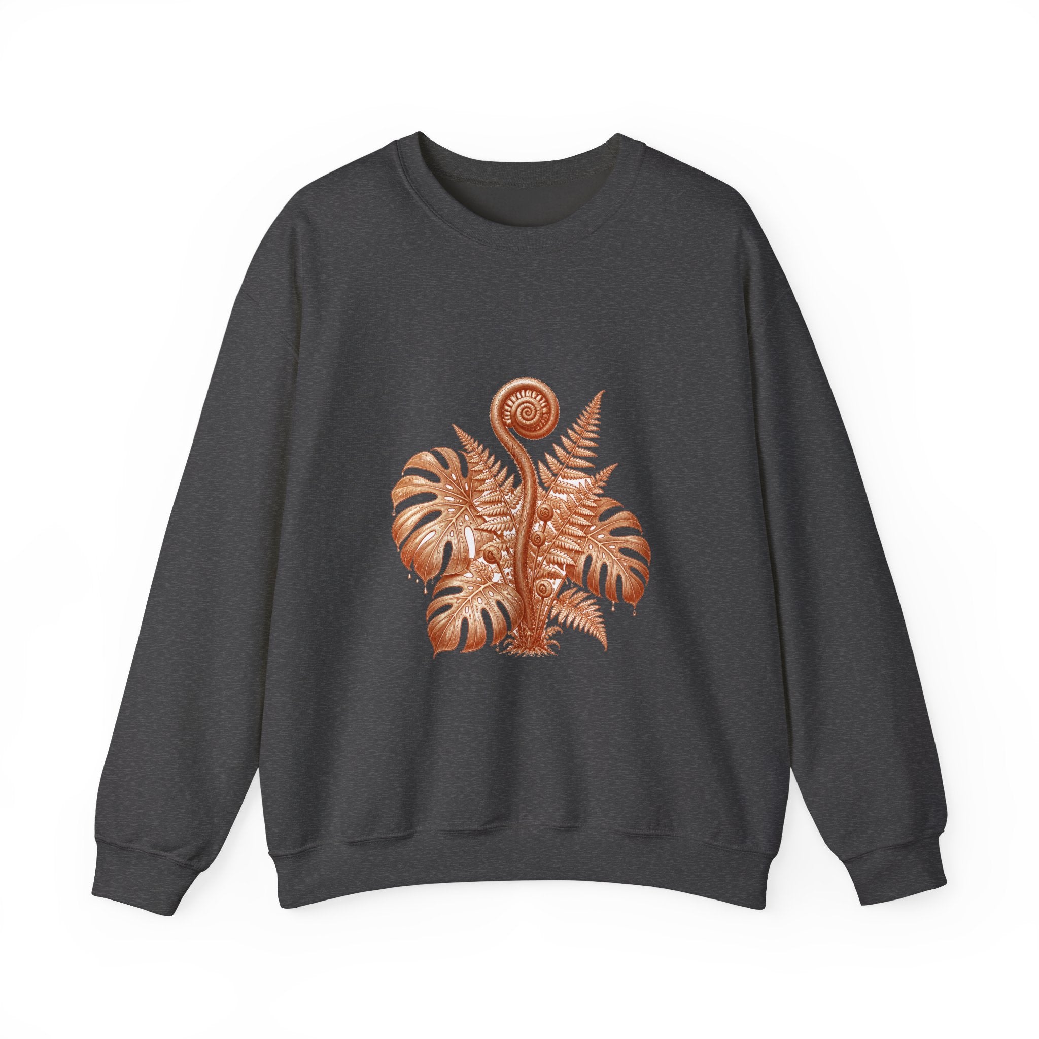Matching Couple Sweatshirt - Desert & Rainforest Matching Couple Crewneck Sweatshirt Vintage Art His Hers Wedding Gift - Design B