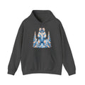 Matching Couple Sweatshirt - Bear & Deer Matching Couple Hooded Sweatshirt Geometric Art His Hers Couple Gift - Design A
