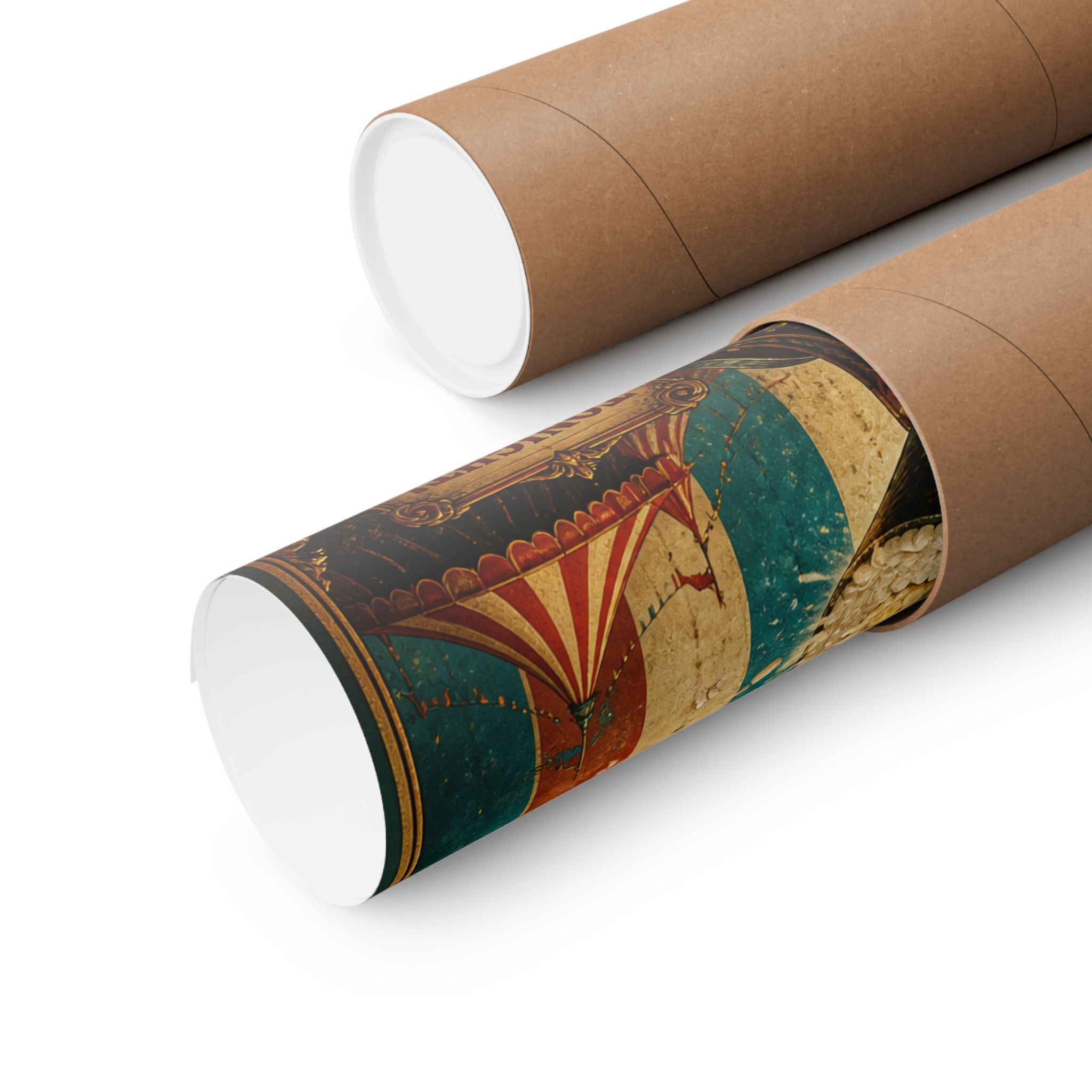 Sushi Roll Cannon Wall Art Poster 24×36 Baroque Studio Decor Maximalist Print