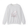 Matching Couple Sweatshirt - Shark & Dolphin Matching Couple Comfort Colors Crew Minimalist Art His Hers Christmas Gift - Design B