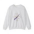 Matching Couple Sweatshirt - Aurora & Southern Cross Matching Couple Premium Fleece Sweatshirt Hand-Drawn Art His Hers Anniversary Gift - Design B