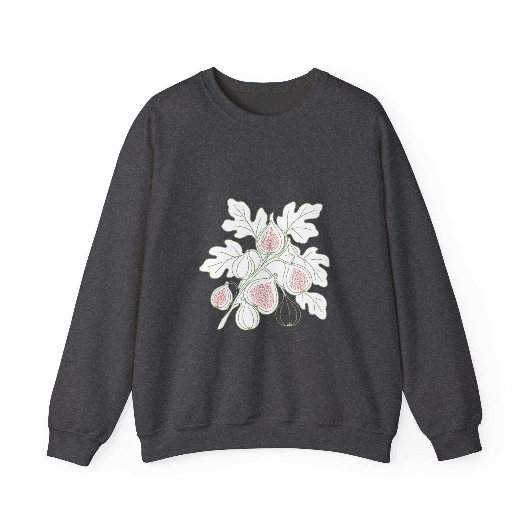 Matching Couple Sweatshirt - Olive Branch & Fig Matching Couple Comfort Colors Crew Minimalist Art His Hers Christmas Gift - Design B