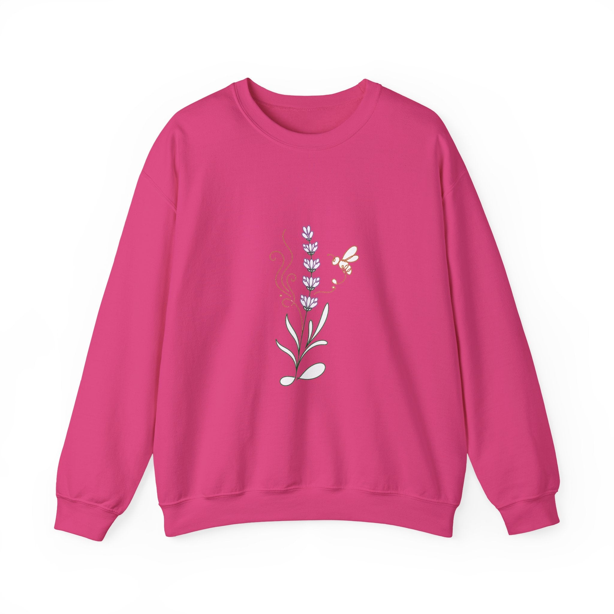 Matching Couple Sweatshirt - Lavender & Thistle Matching Couple Crewneck Sweatshirt Minimalist Art His Hers Valentine Gift - Design A