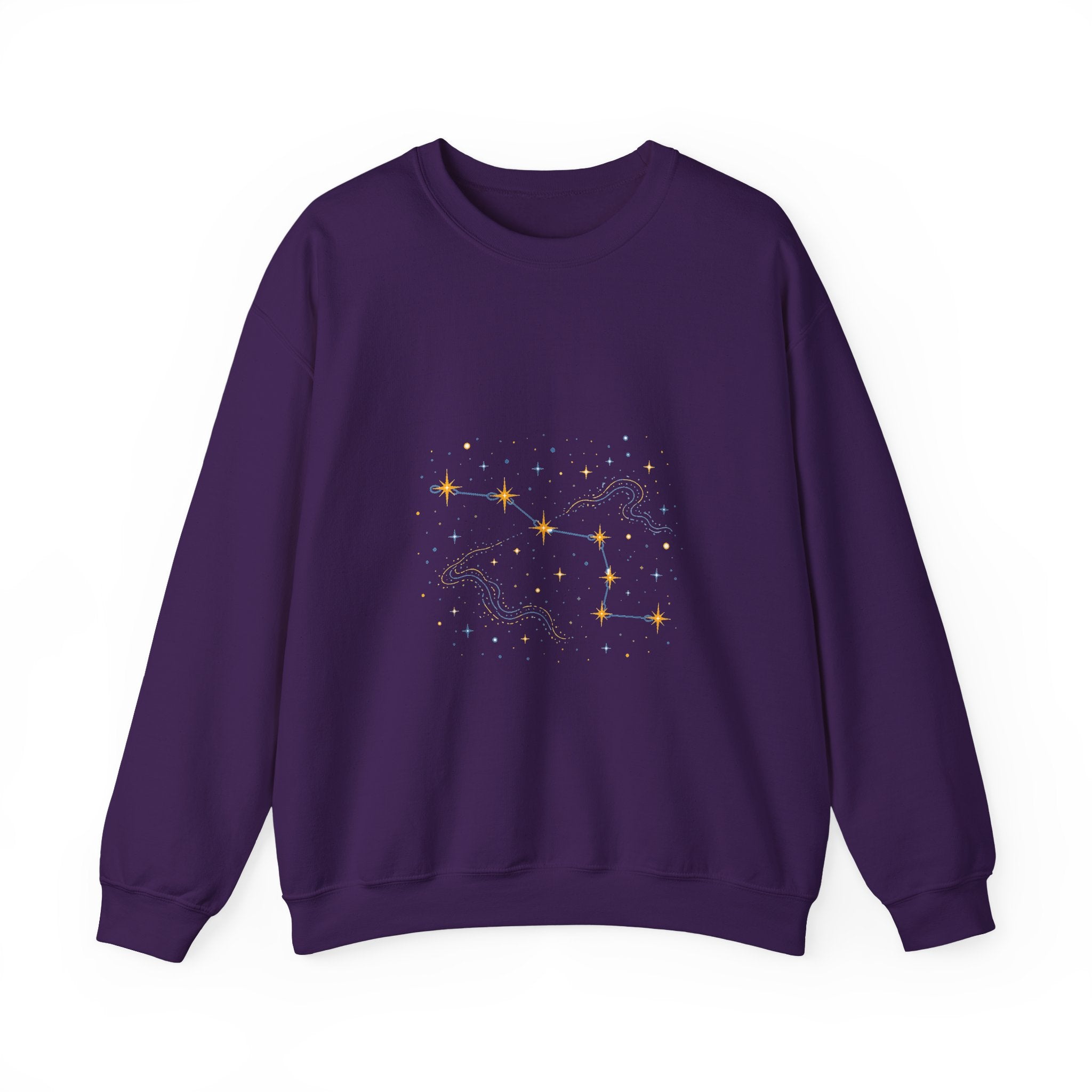 Matching Couple Sweatshirt - Big & Little Dipper Matching Couple Crewneck Sweatshirt Minimalist Art His Hers Valentine Gift - Design A