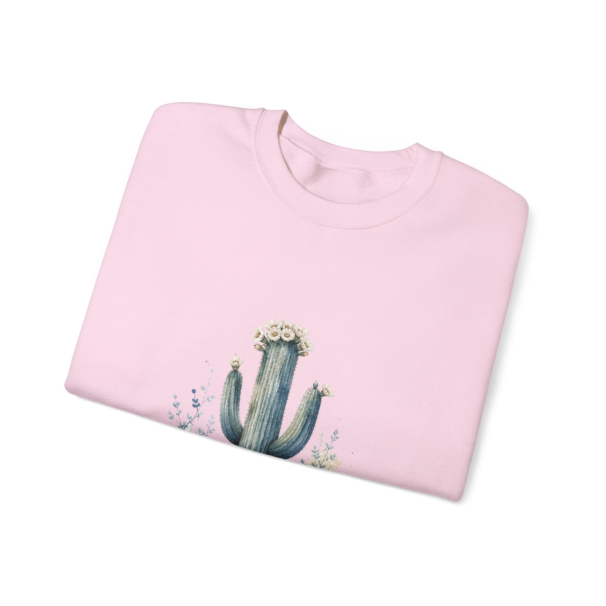 Matching Couple Sweatshirt - Desert & Rainforest Matching Couple Premium Fleece Sweatshirt Watercolor Art His Hers Birthday Gift - Design A