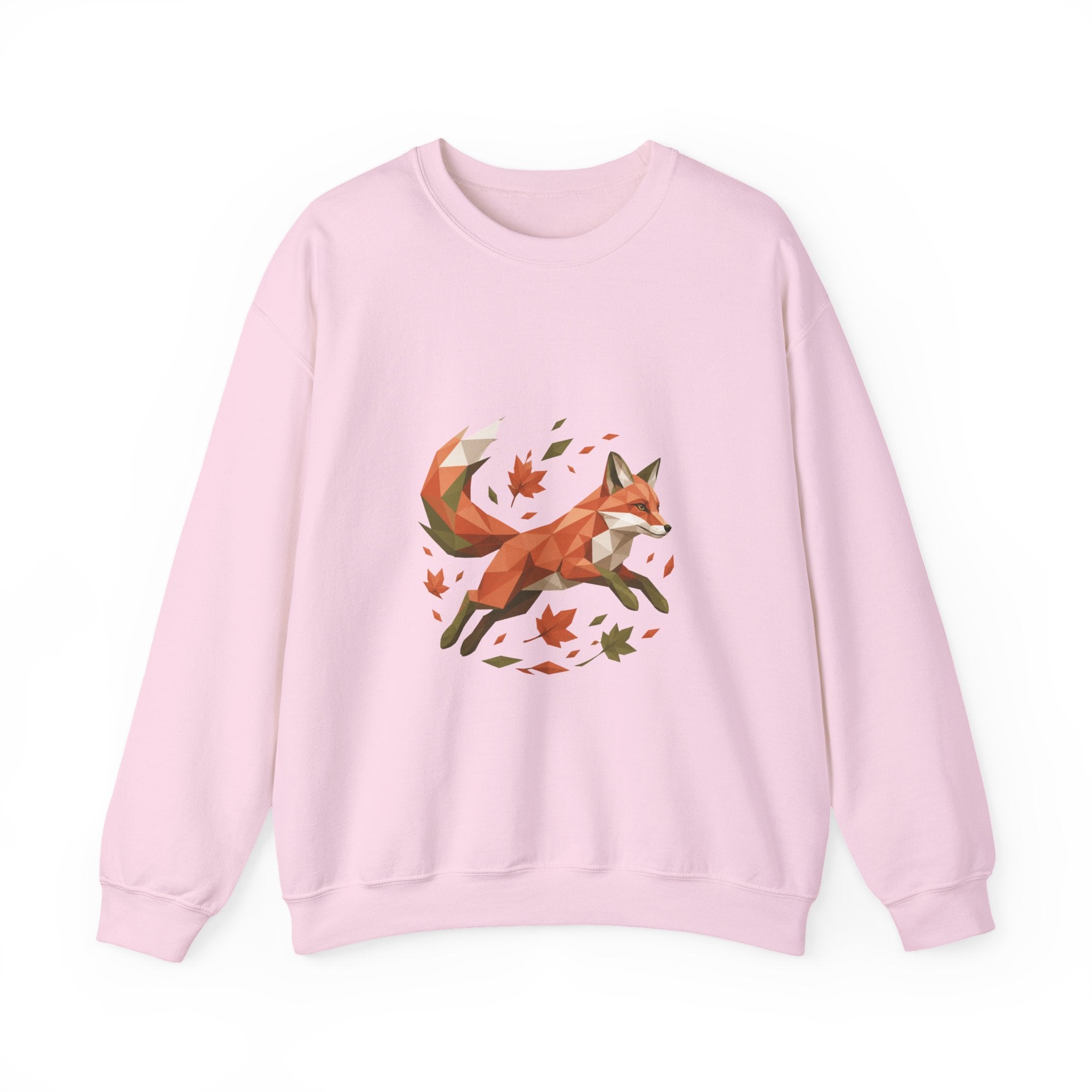 Matching Couple Sweatshirt - Fox & Rabbit Matching Couple Comfort Colors Crew Geometric Art His Hers Love Gift - Design A