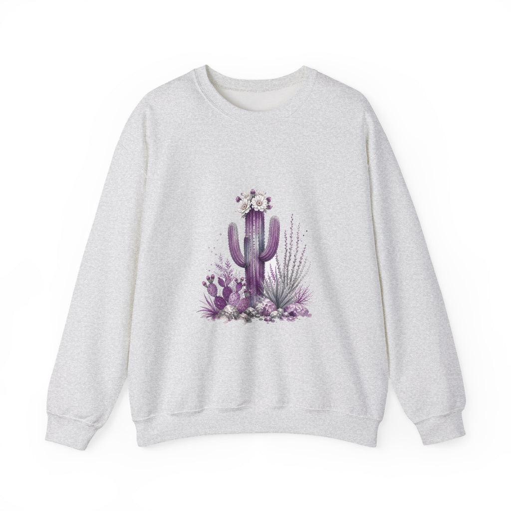 Matching Couple Sweatshirt - Desert & Rainforest Matching Couple Comfort Colors Crew Watercolor Art His Hers Birthday Gift - Design A