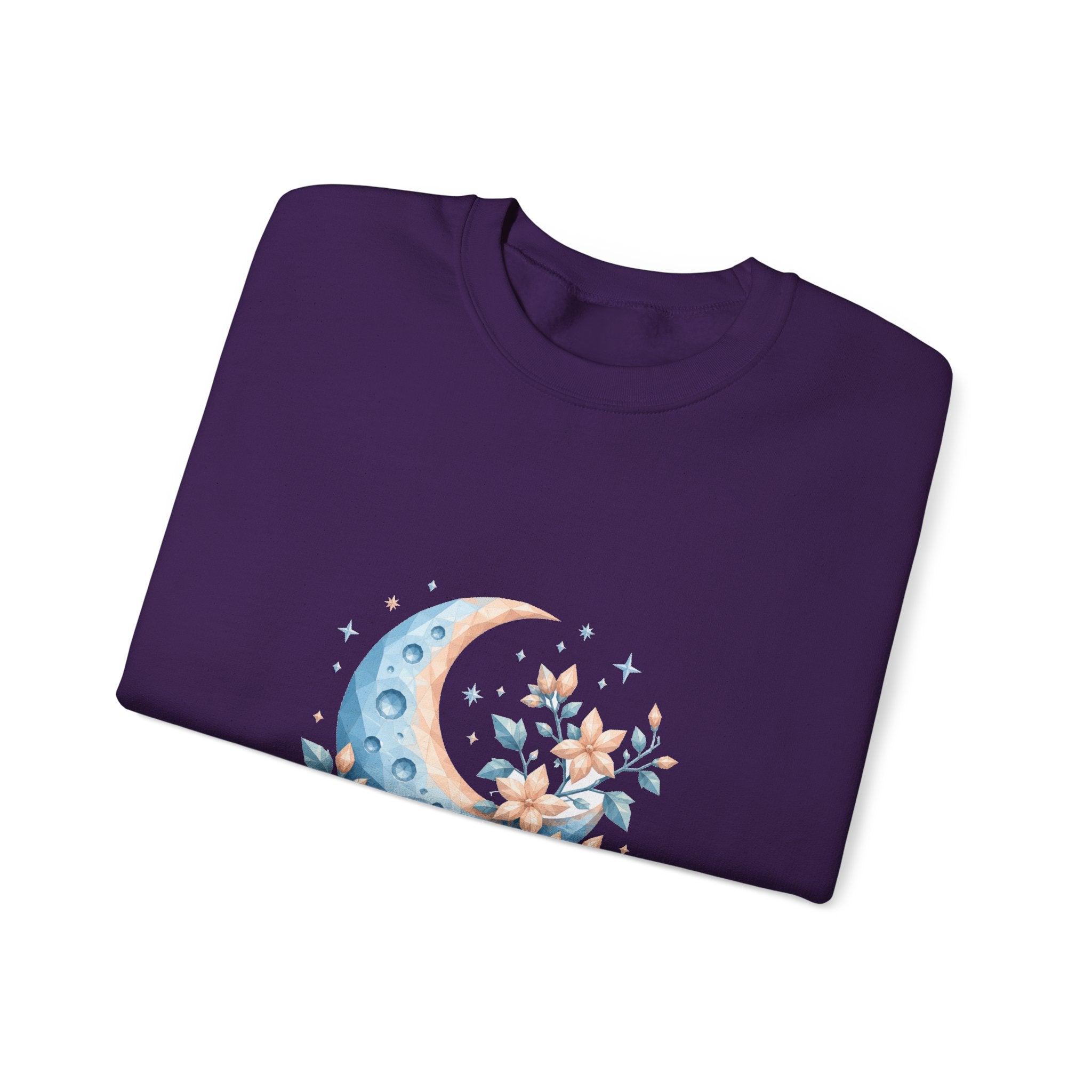 Matching Couple Sweatshirt - Sun & Moon Matching Couple Premium Fleece Sweatshirt Geometric Art His Hers Love Gift - Design A